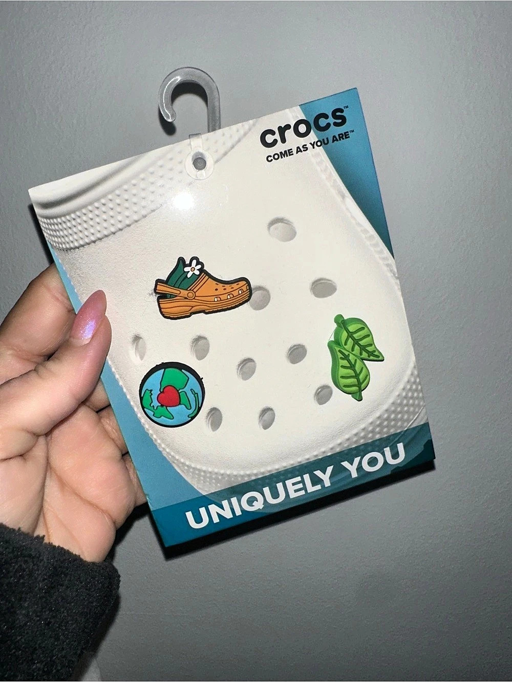 Crocs Jibbitz Shoe Charms Set White & Green NWT